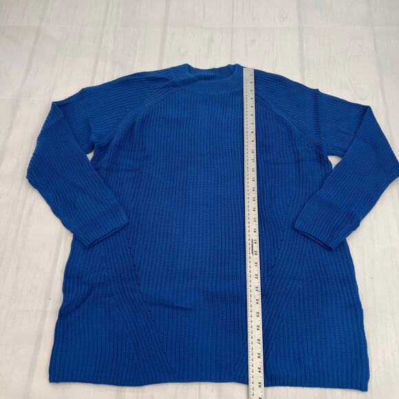 NIUBIA Women's Long Sleeve Crew Neck Cozy Knit Raglan Tunic Sweaters Casual 2XL - Picture 4 of 6